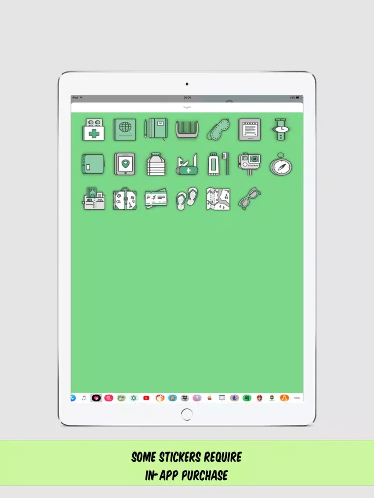 Скриншоты Travel Sticker - for iMessage iPad 
