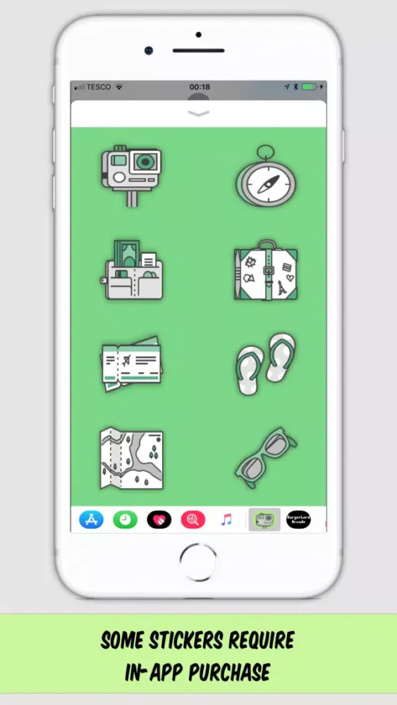 Скриншоты Travel Sticker - for iMessage