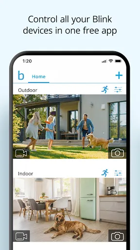Capturas de pantalla de Blink Home Monitor