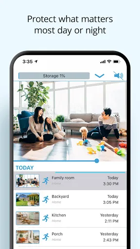 Capturas de pantalla de Blink Home Monitor