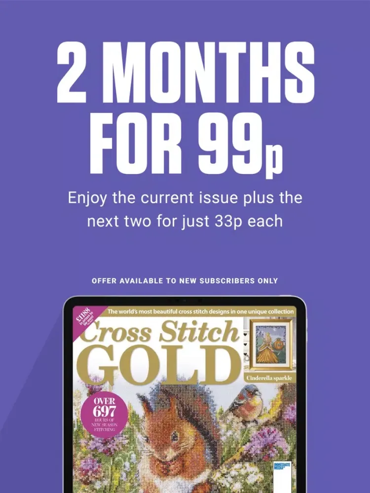 تصاویر Cross Stitch Gold Magazine iPad 
