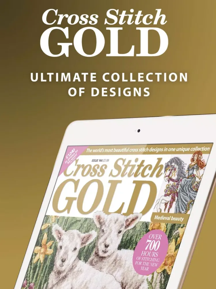 تصاویر Cross Stitch Gold Magazine iPad 