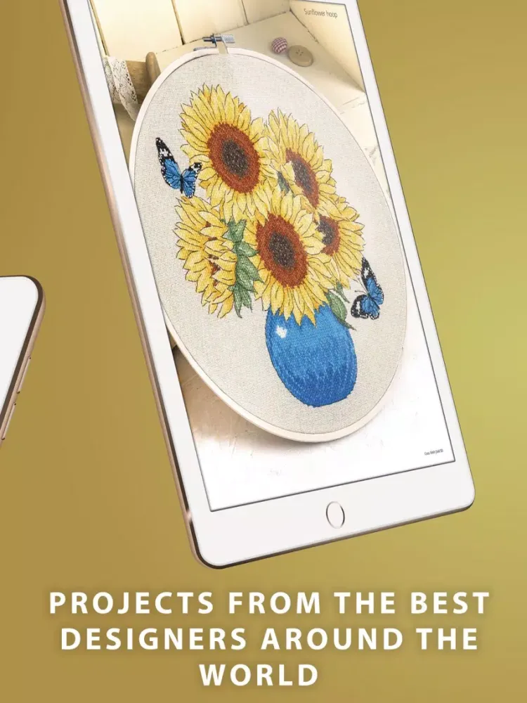 تصاویر Cross Stitch Gold Magazine iPad 