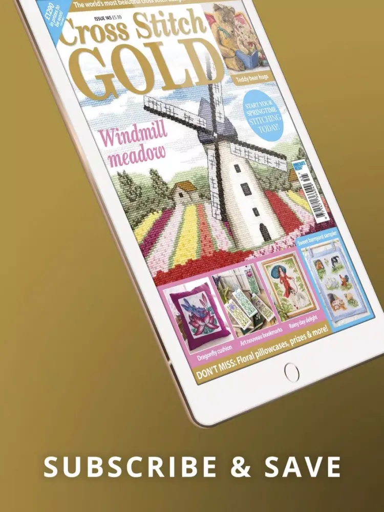 تصاویر Cross Stitch Gold Magazine iPad 