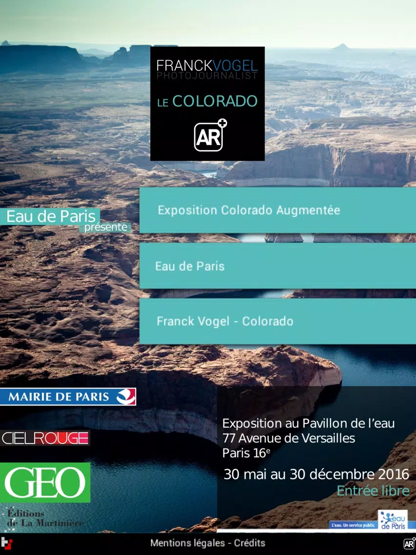 Captures d'écran de Colorado RA iPad 
