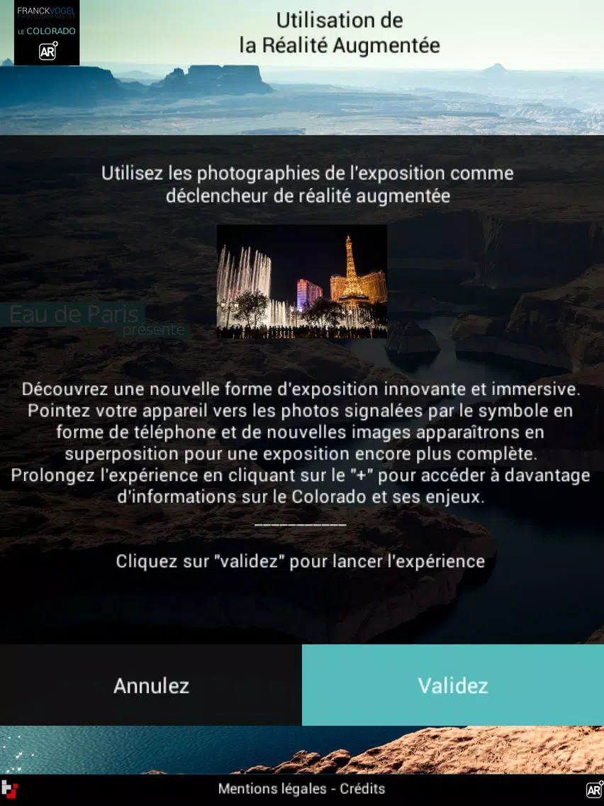 Captures d'écran de Colorado RA iPad 