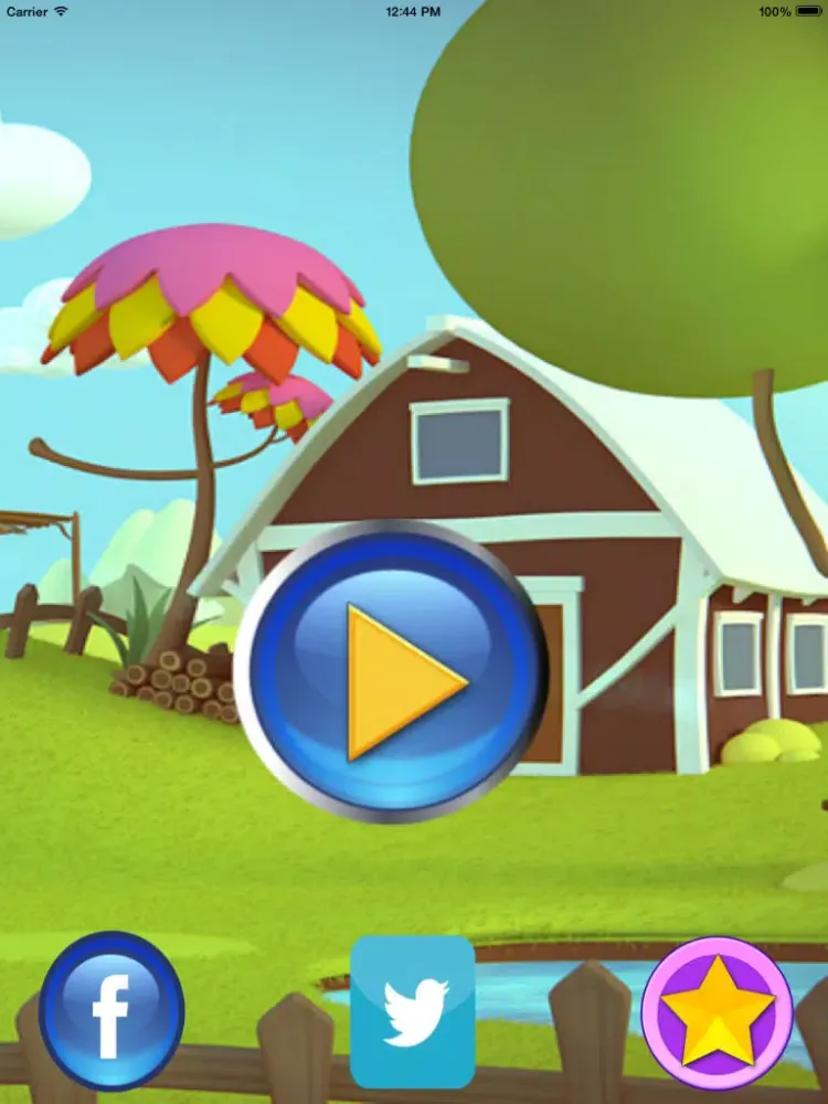 Screenshot di Farm Story Jewels - Free Kids Match Puzzle Game for Christmas Holiday! iPad 