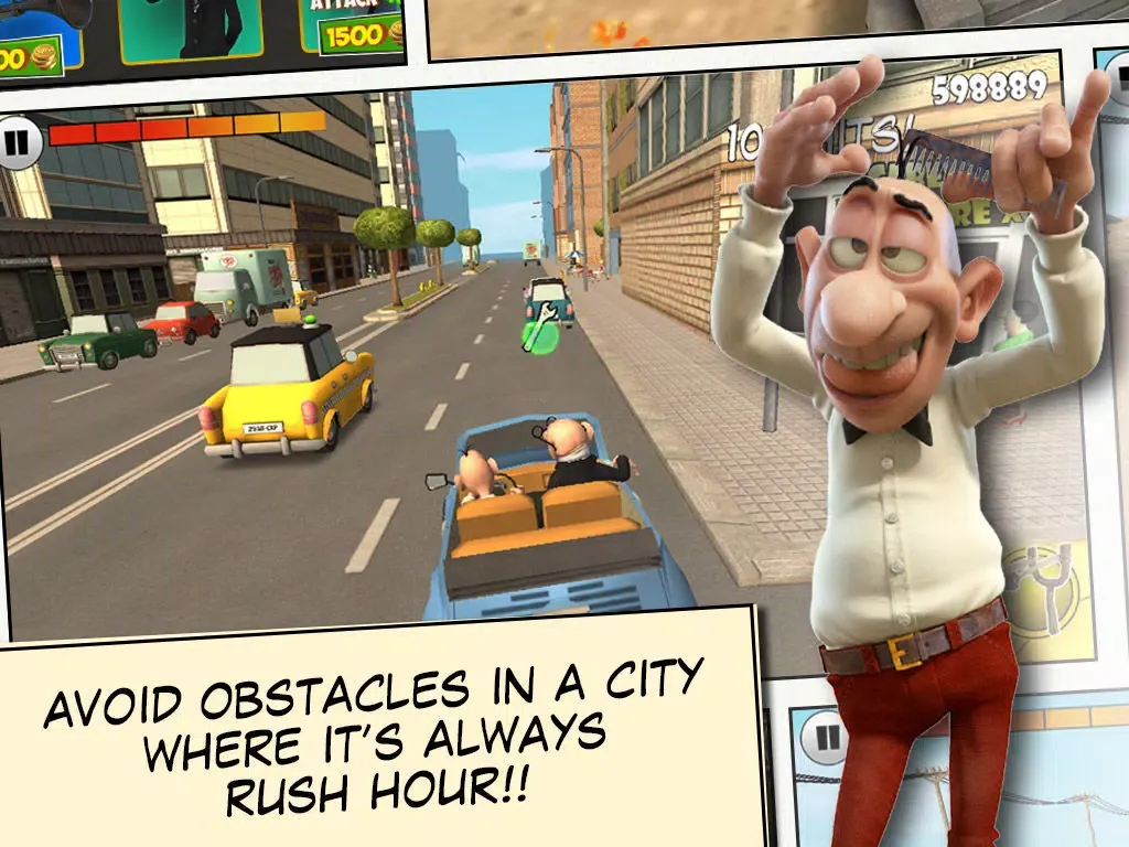 Mortadelo & Filemon: Frenzy Drive iPad  স্ক্রিনশট