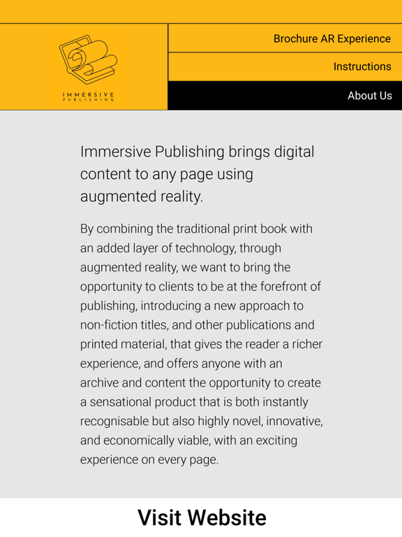 Immersive Publishing iPad  Screenshots