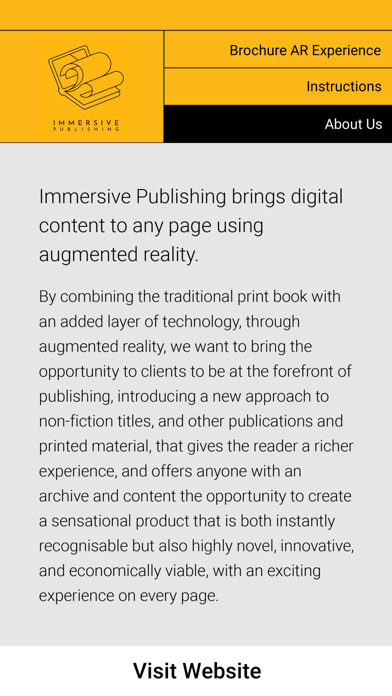 Immersive Publishing Screenshots