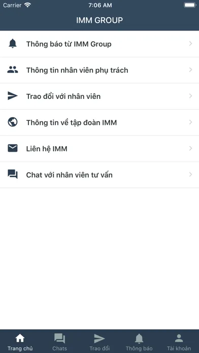 Capturas de pantalla de IMM Group