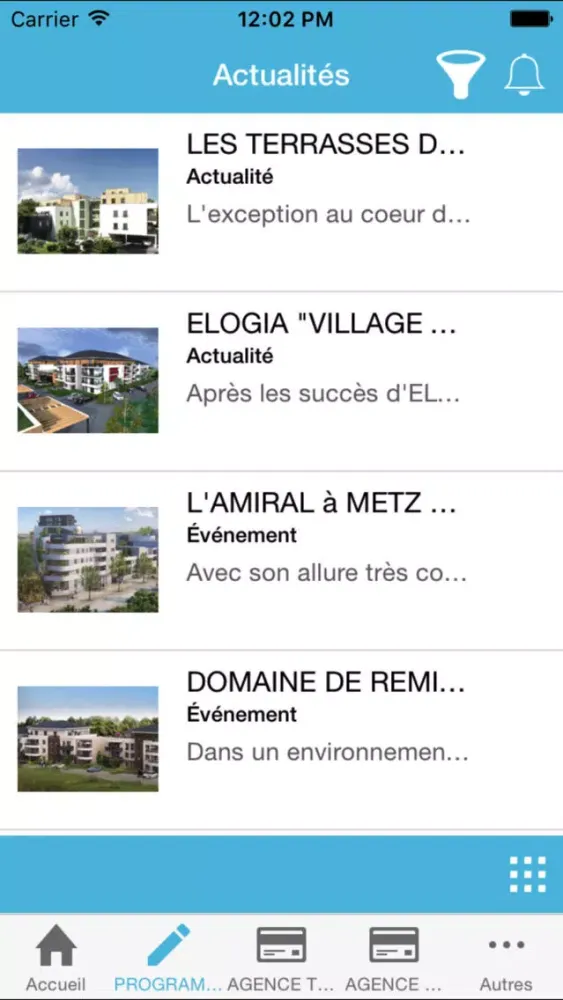 Captures d'écran de Habiter Promotion