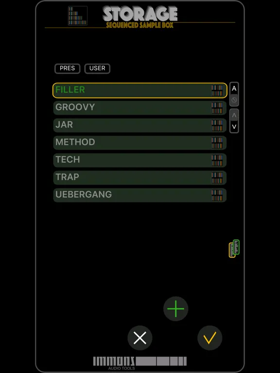 Trace Sequenced Sample Box iPad  Screenshots