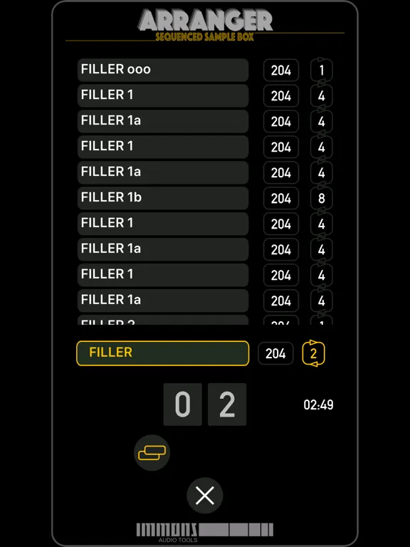 Trace Sequenced Sample Box iPad  Screenshots
