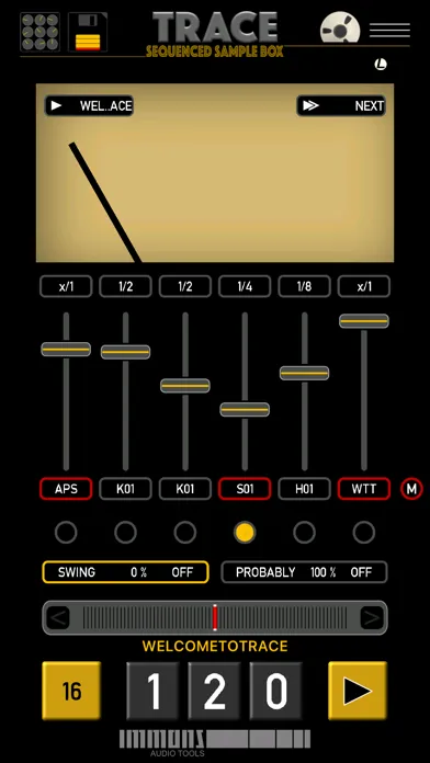 Trace Sequenced Sample Box Screenshots