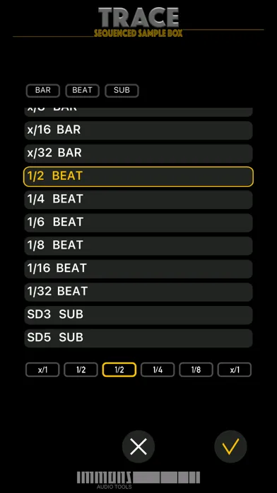 Trace Sequenced Sample Box Screenshots