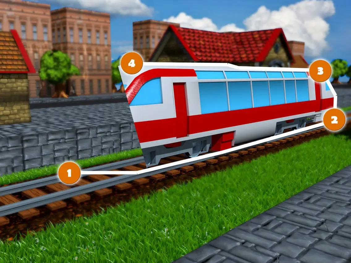 Captures d'écran de Kids Train Puzzle iPad 