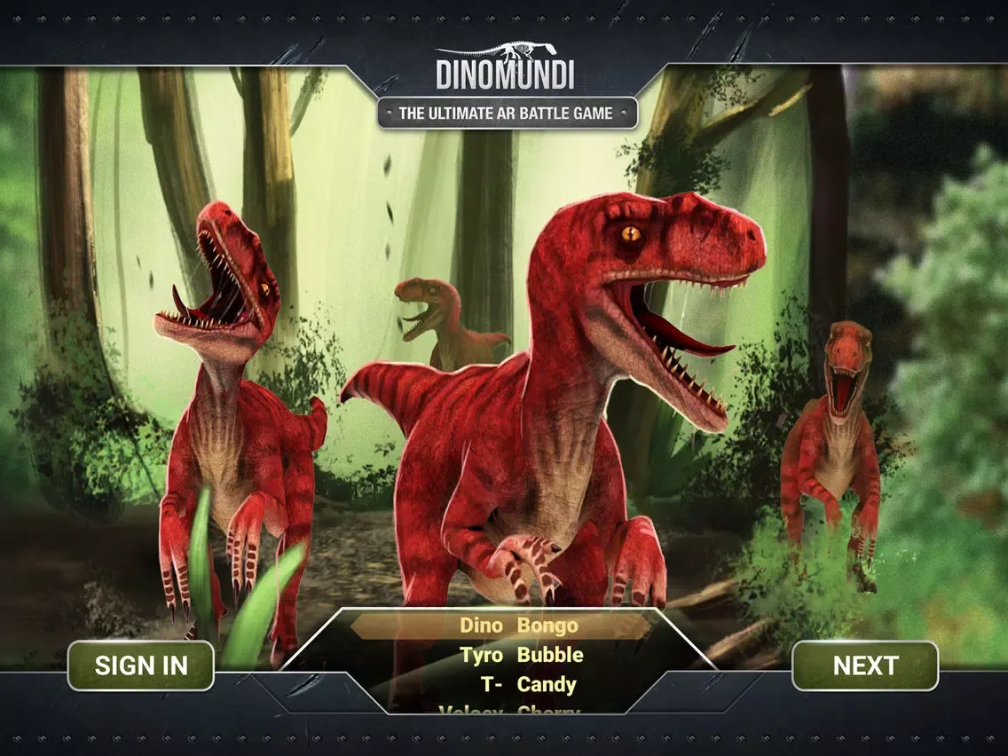 Captures d'écran de Dinomundi Ultimate AR Battle iPad 