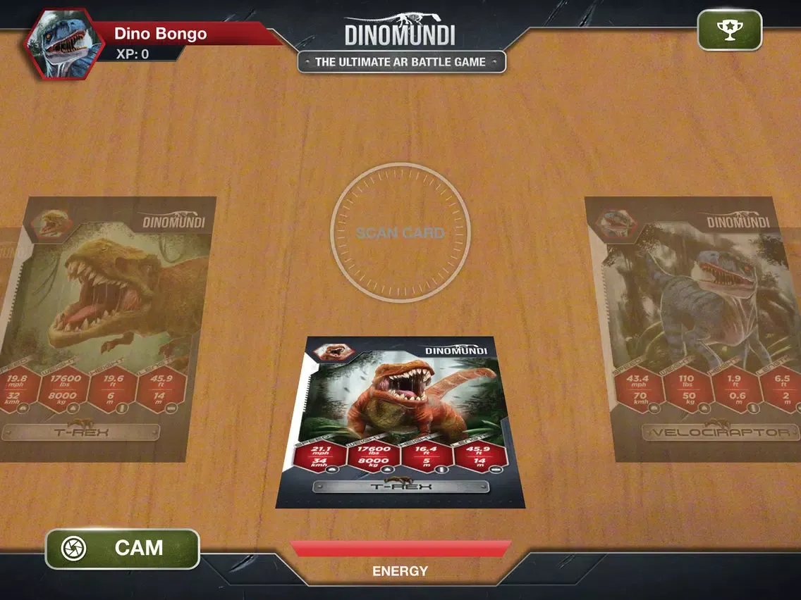 Captures d'écran de Dinomundi Ultimate AR Battle iPad 