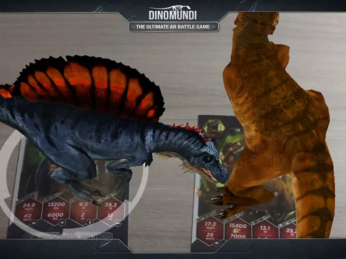 Captures d'écran de Dinomundi Ultimate AR Battle iPad 