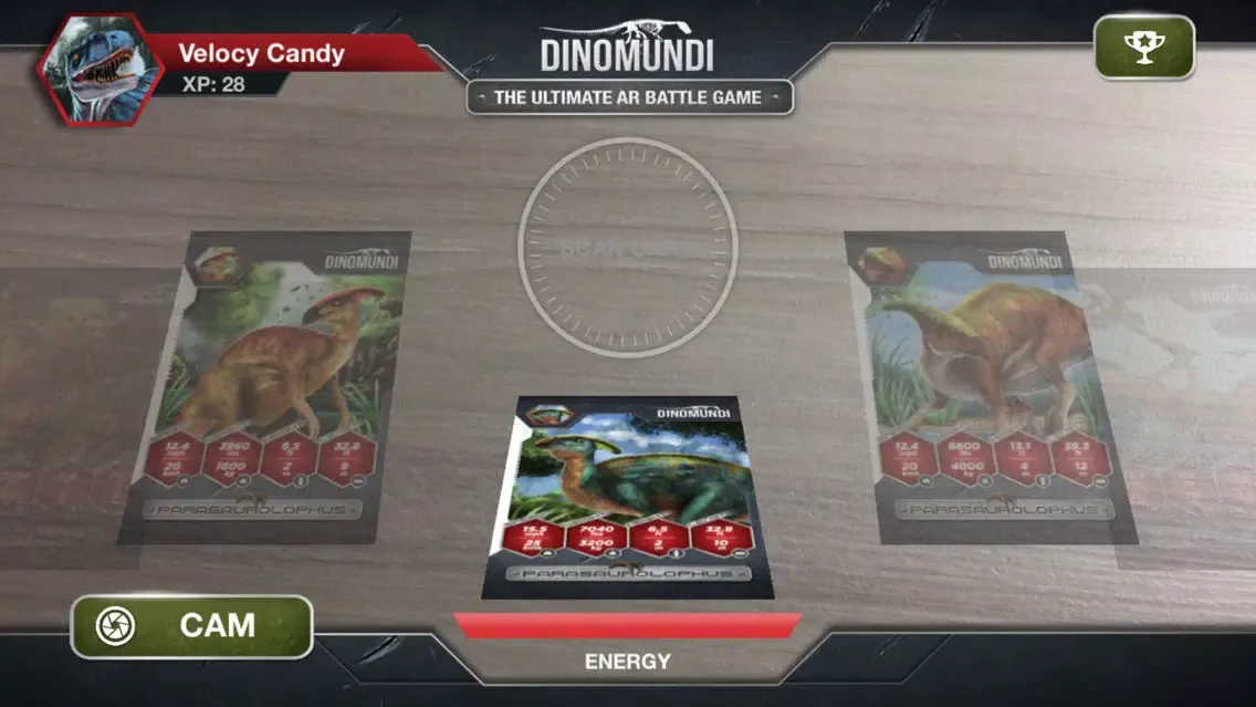 Captures d'écran de Dinomundi Ultimate AR Battle