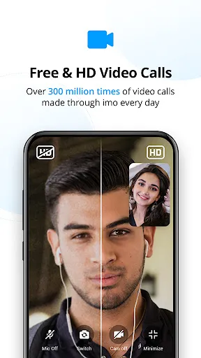 Tangkapan layar imo beta -video calls and chat