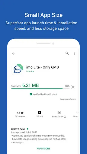 imo Lite -video calls and chat سکرین شاٹس