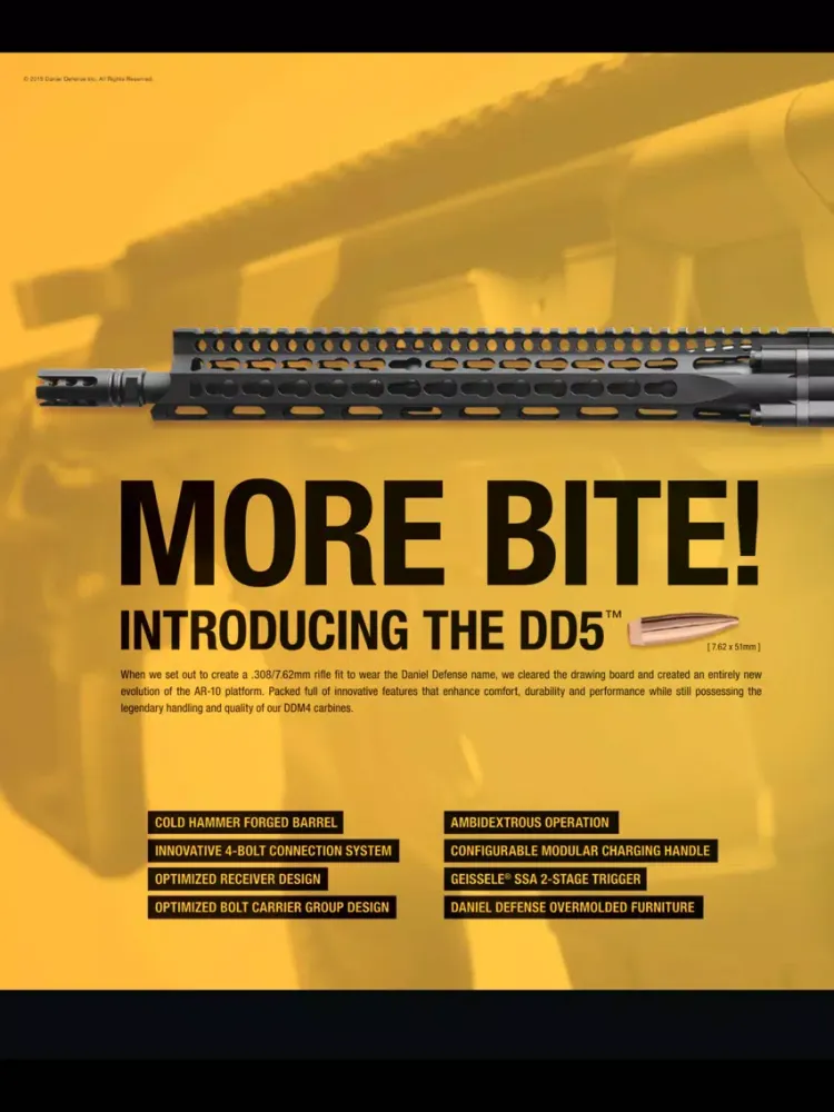 Zrzuty ekranu Daniel Defense Magazine iPad 