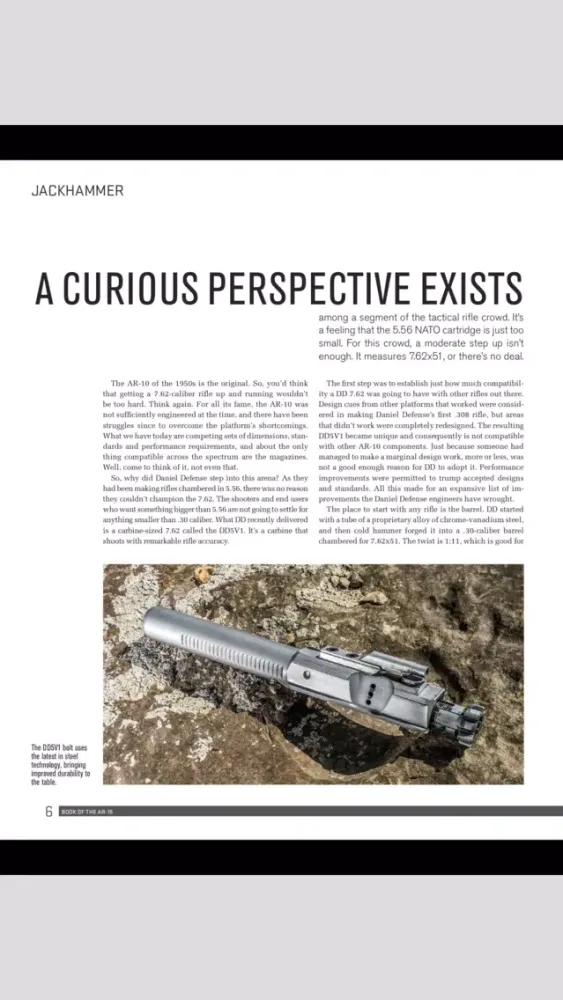 Zrzuty ekranu Daniel Defense Magazine