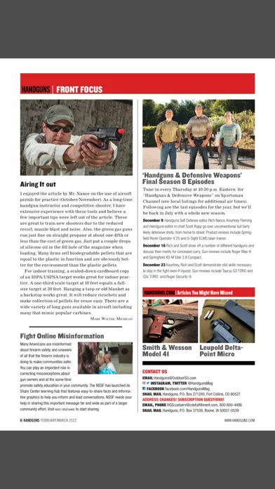 Handguns Magazine スクリーンショット