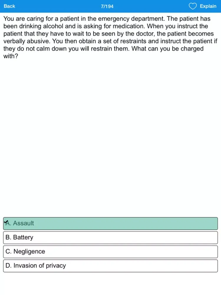 Capturas de pantalla de CEN Exam Prep iPad 