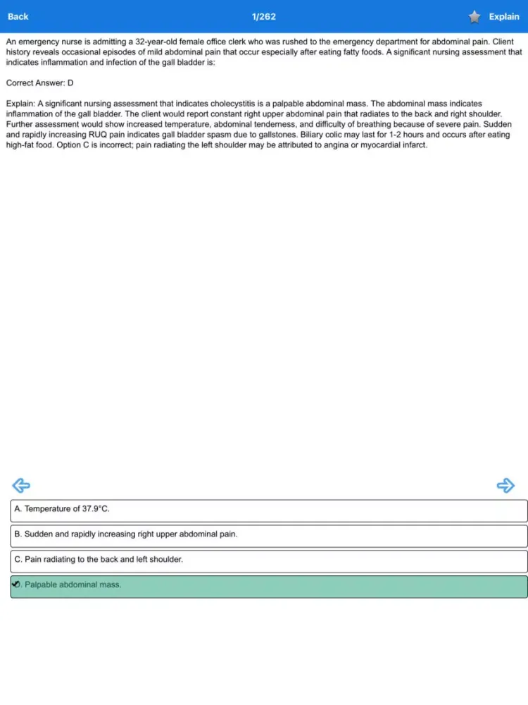 Ảnh chụp màn hình của CRNE Exam Prep iPad 