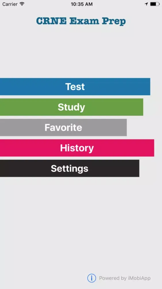 Ảnh chụp màn hình của CRNE Exam Prep