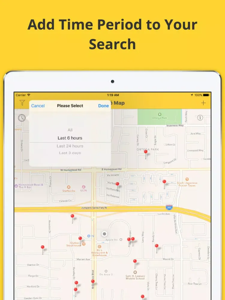 Map Radar - Guide For Pokemon Go: Search, Find and Share Rare Pokemon Location iPad  Screenshots