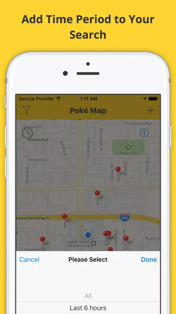 Map Radar - Guide For Pokemon Go: Search, Find and Share Rare Pokemon Location Screenshots