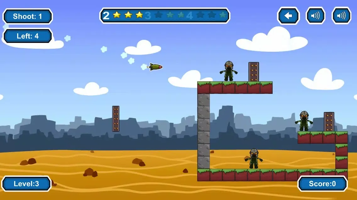 Battle Shooter Hero PRO Ekran Görüntüleri