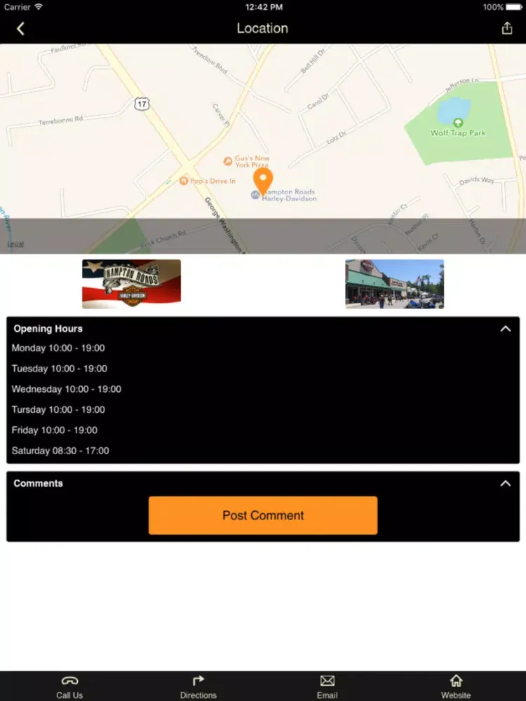 Hampton Roads Harley-Davidson iPad  Ekran Görüntüleri
