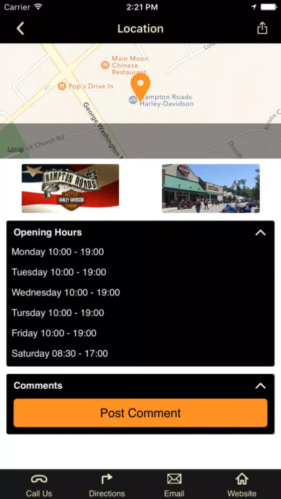 Hampton Roads Harley-Davidson Ekran Görüntüleri