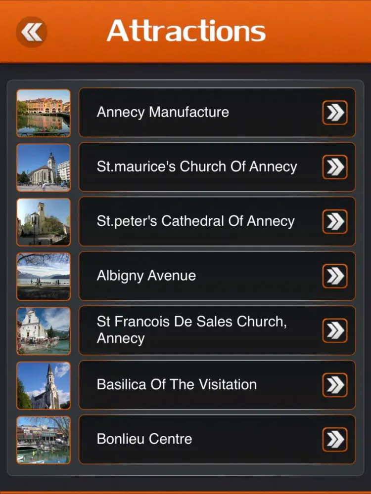 Annecy Travel Guide iPad  Screenshots