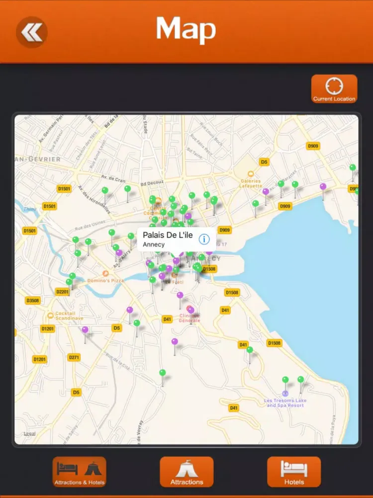 Annecy Travel Guide iPad  Screenshots