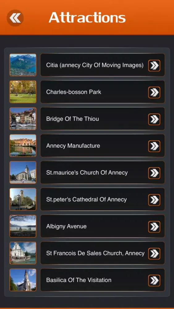 Annecy Travel Guide Screenshots