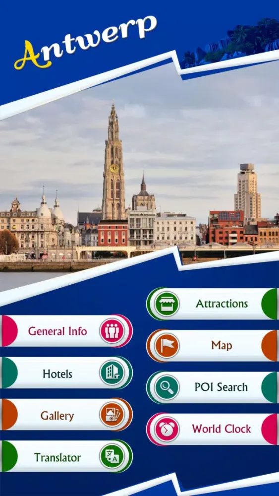 Tangkapan layar Antwerp City Guide