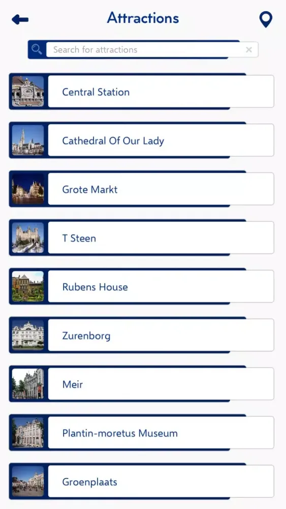 Tangkapan layar Antwerp City Guide