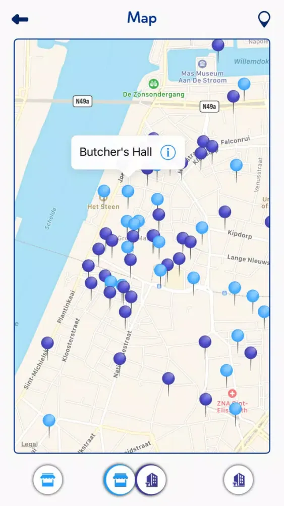 Tangkapan layar Antwerp City Guide