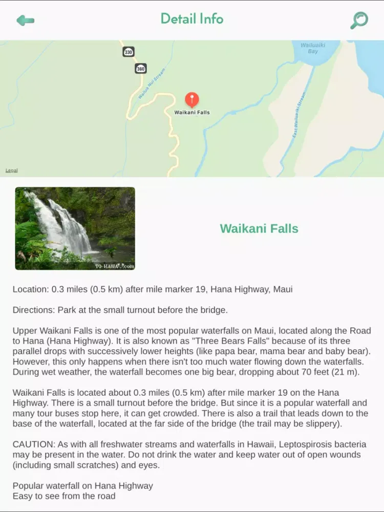 صور Hawaii Waterfalls Guide iPad 