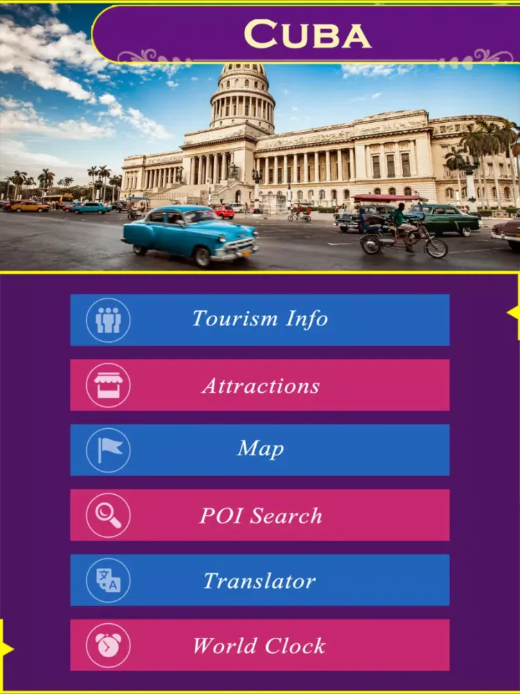 ภาพหน้าจอของ Cuba Best Tourism Guide iPad 