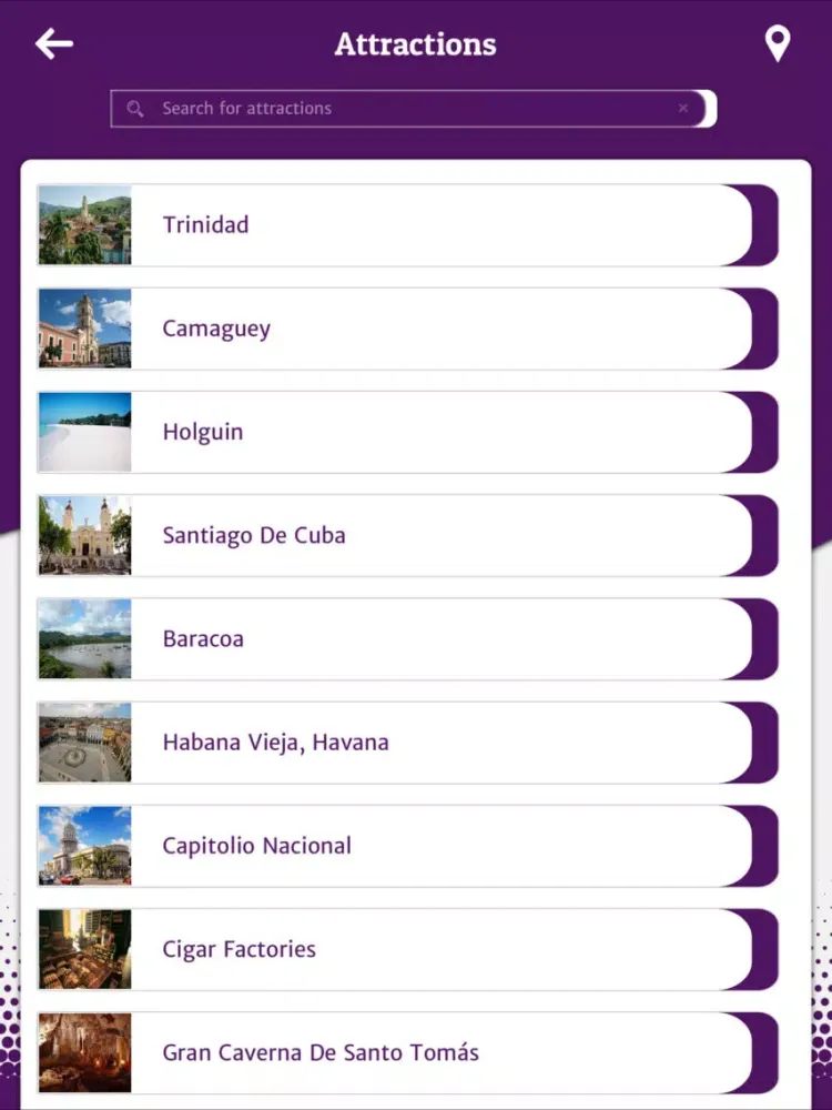 ภาพหน้าจอของ Cuba Best Tourism Guide iPad 