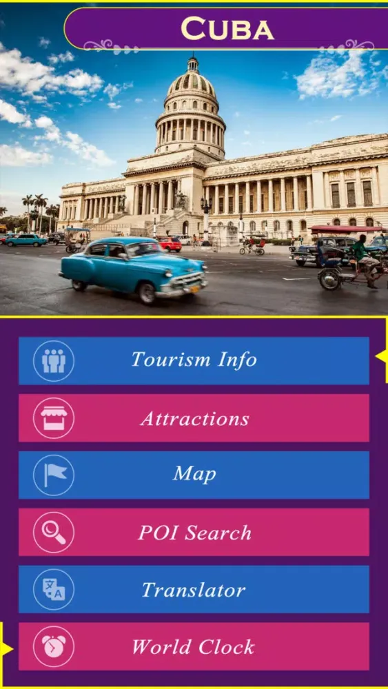 ภาพหน้าจอของ Cuba Best Tourism Guide