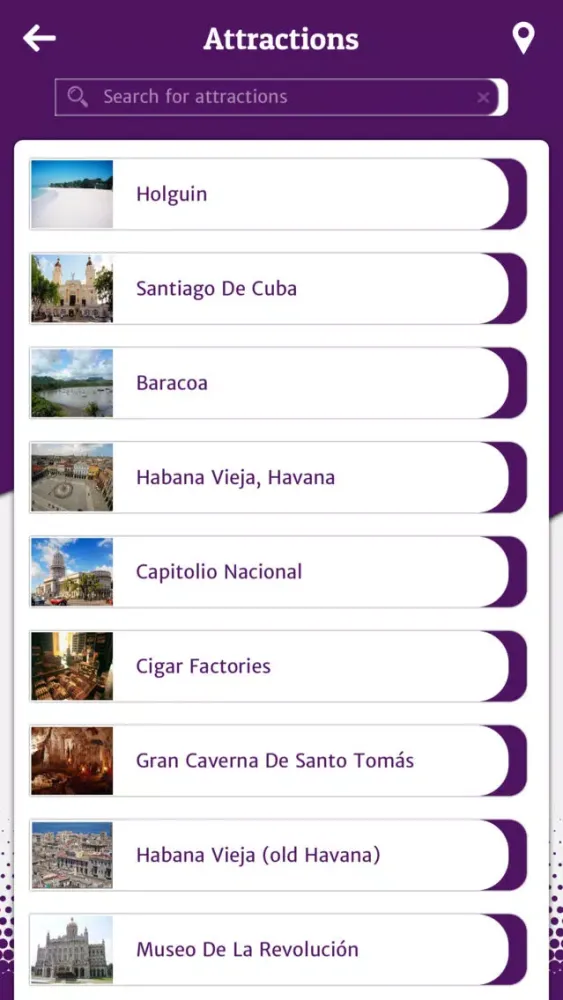 ภาพหน้าจอของ Cuba Best Tourism Guide
