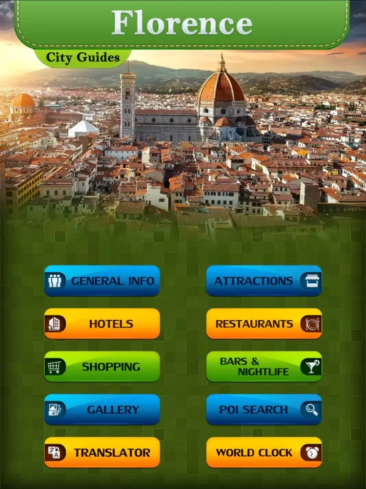 Florence Tourism Guide iPad 應用截圖